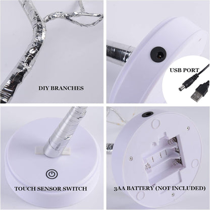 Romantic Glow LED tree lamp